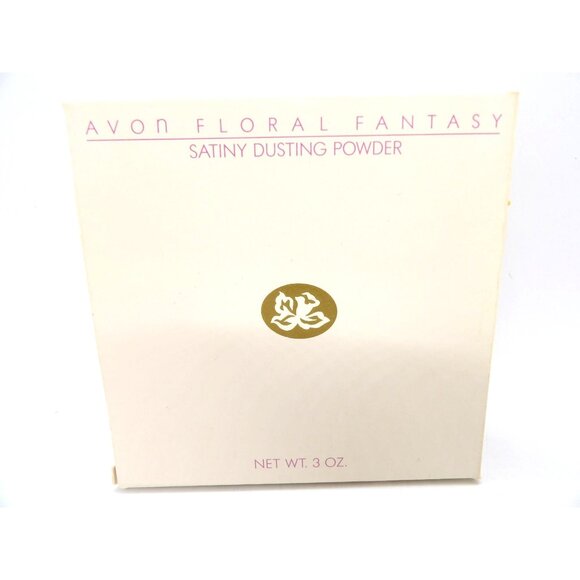Avon Floral Fantasy Satiny Dusting Powder 3 oz. NOS - Picture 2 of 2